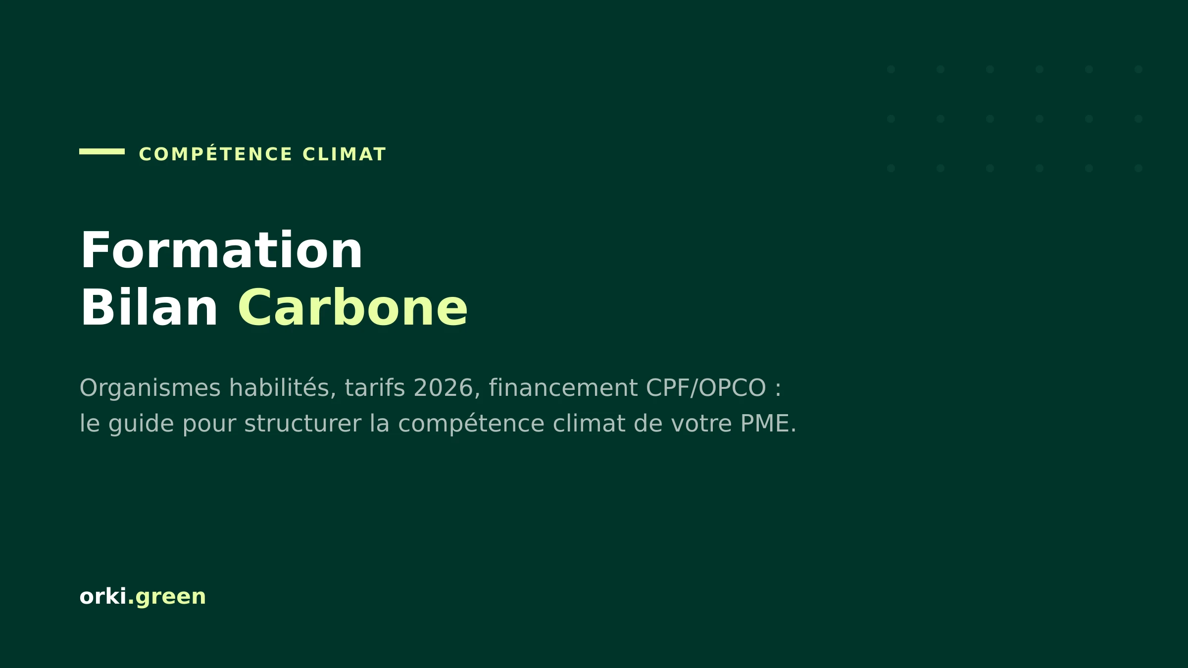 Formation Bilan Carbone : comment monter en compétence et piloter sa stratégie climat ?