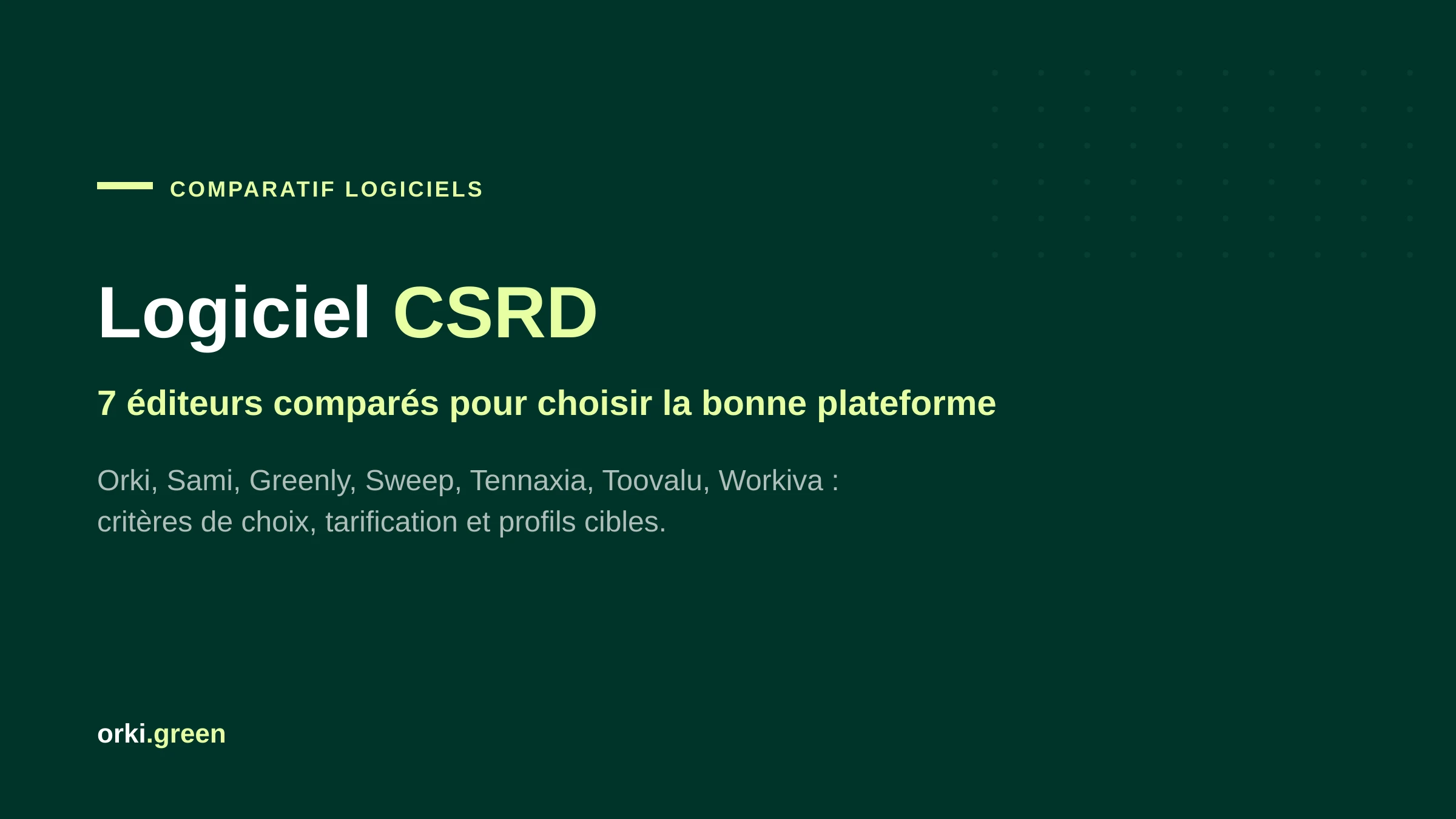 Logiciel CSRD : comparatif des plateformes de reporting pour choisir la bonne solution (2026)