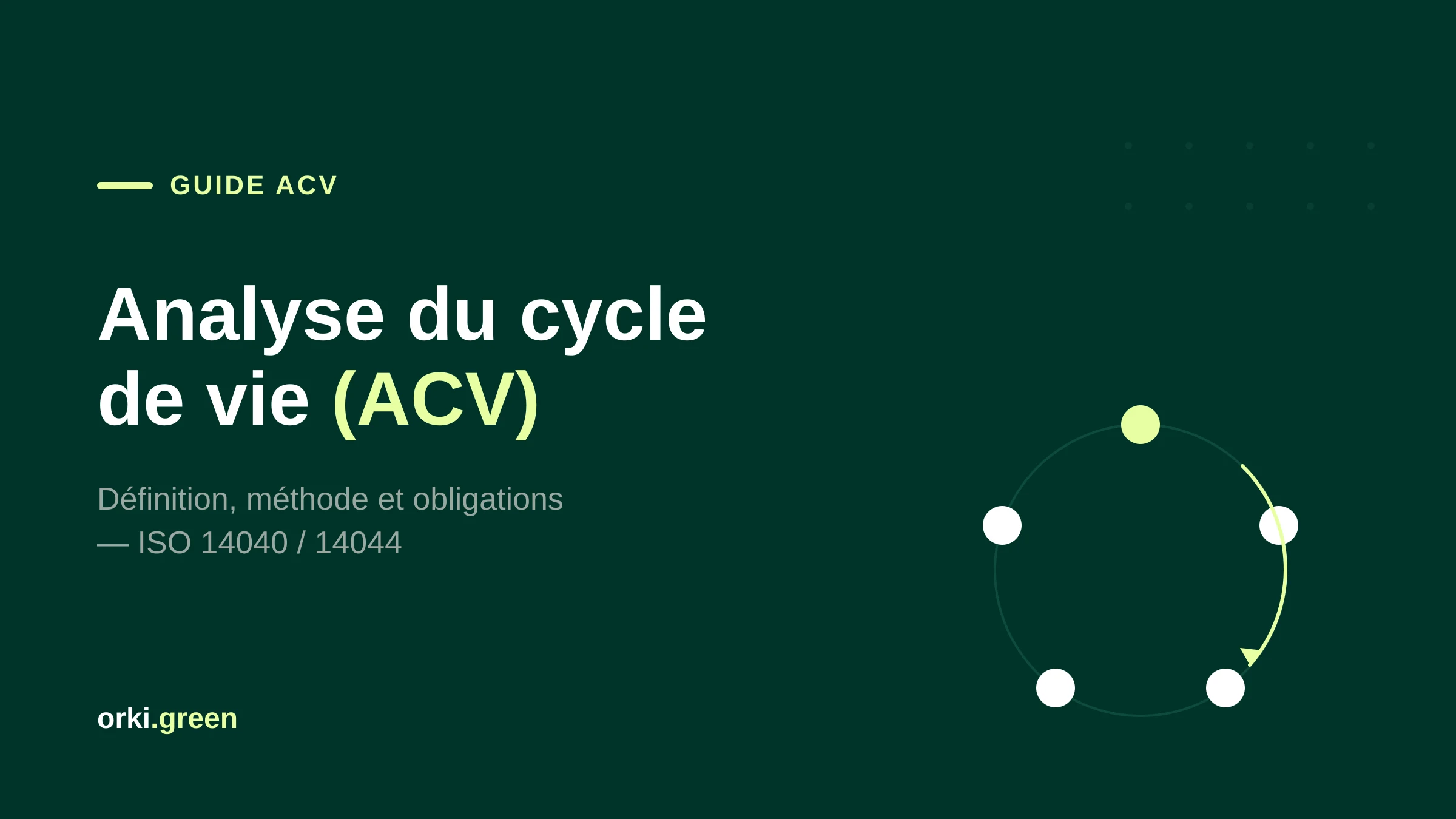 Analyse du cycle de vie (ACV) : définition, méthode et obligations